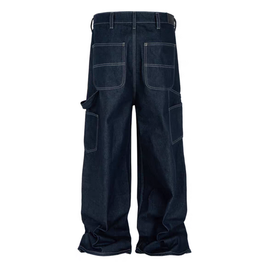 AuroraVibe - Vintage washed Jeans-AV0025