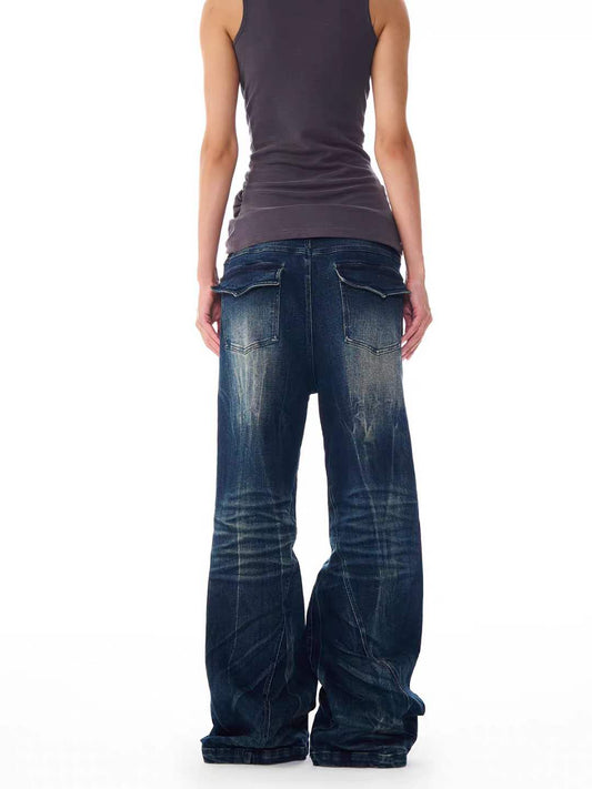 AuroraVibe - Slightly Flared Jeans - Prussian Blue