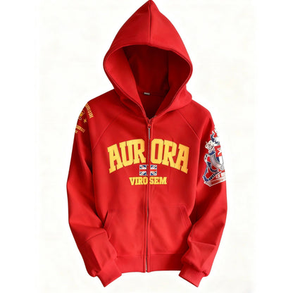 AuroraVibe - Stamp Hooded sweater