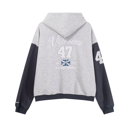 AuroraVibe - Stamp Hooded sweater-AV0036