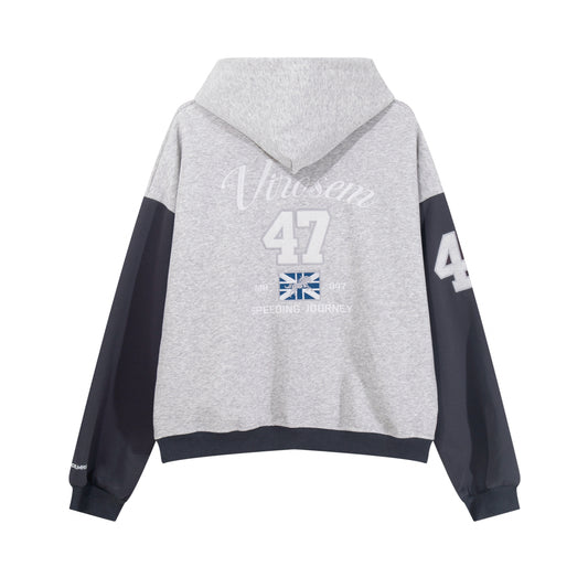 AuroraVibe - Stamp Hooded sweater-AV0036