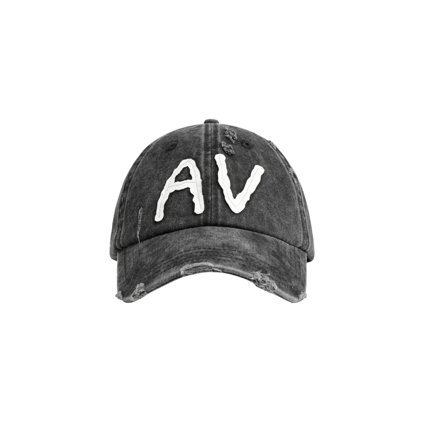 AuroraVibe - "AV" Baseball Caps - Dark Grey
