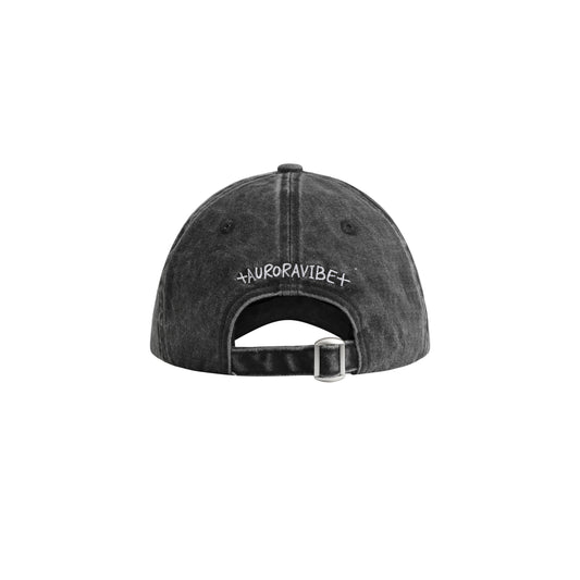 AuroraVibe - "AV" Baseball Caps - Dark Grey