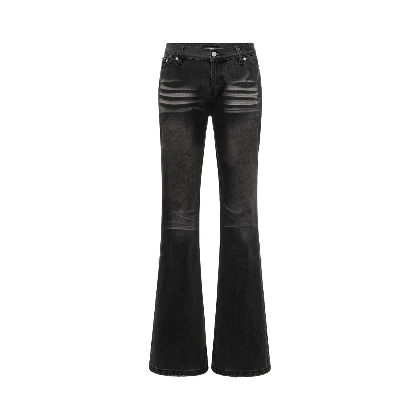 AuroraVibe - Slightly Flared Jeans - Dark Grey