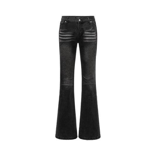 AuroraVibe - Slightly Flared Jeans - Dark Grey