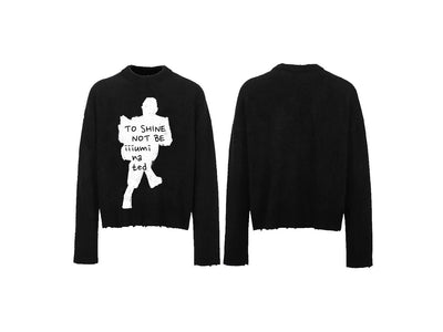 AuroraVibe - Sweater - B&W