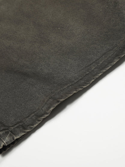 Auroravibe-Vintage Faded Wide Barrel Jeans