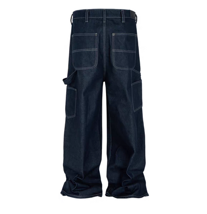 AuroraVibe - Vintage washed Jeans-AV0025