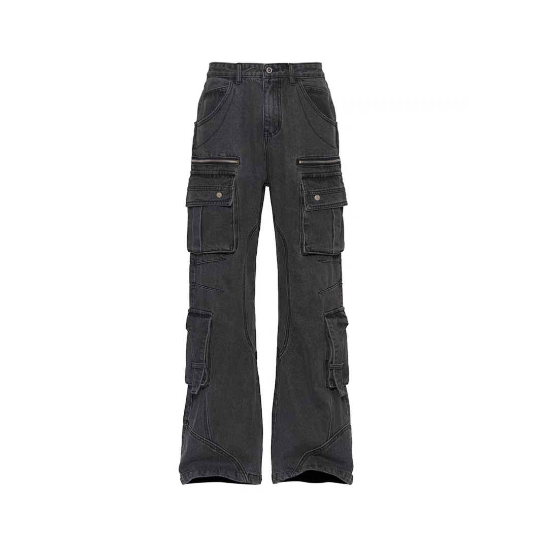 AuroraVibe - Heavy-Duty Shell Jeans-AV0028