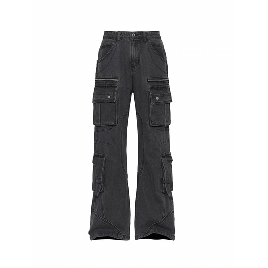 AuroraVibe - Heavy-Duty Shell Jeans-AV0028