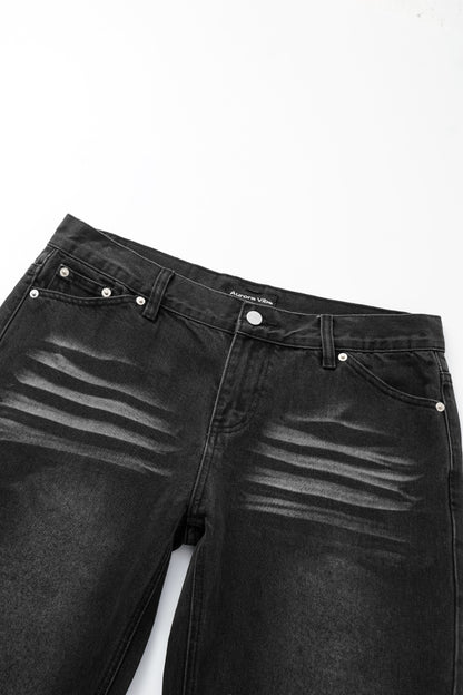 AuroraVibe - Slightly Flared Jeans - Dark Grey