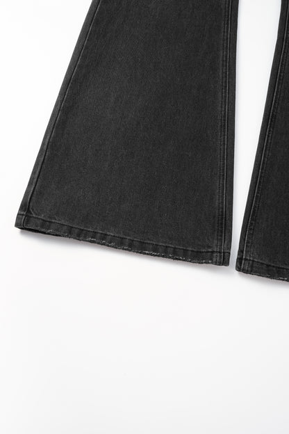 AuroraVibe - Slightly Flared Jeans - Dark Grey