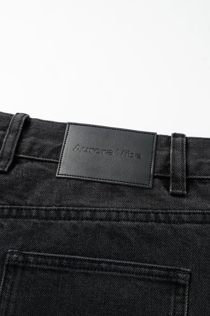 AuroraVibe - Slightly Flared Jeans - Dark Grey