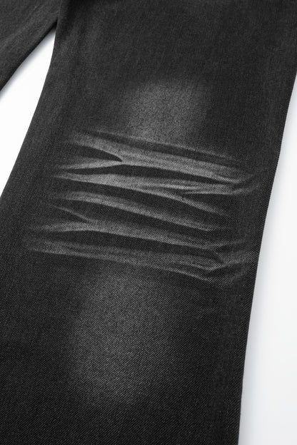 AuroraVibe - Slightly Flared Jeans - Dark Grey