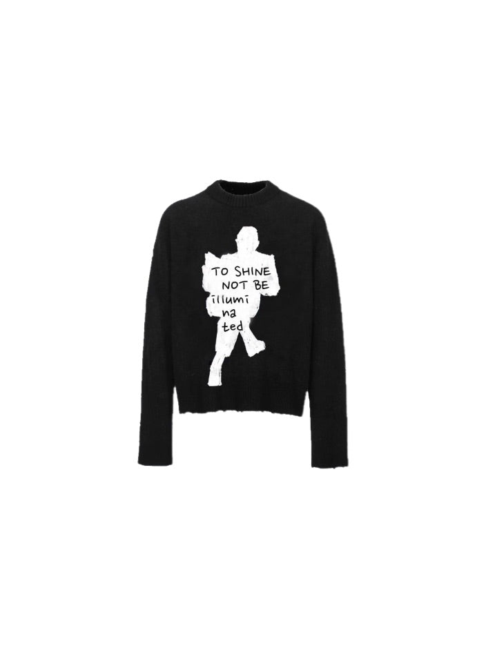 AuroraVibe - Sweater - B&W