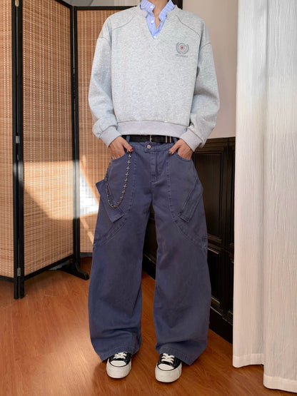 AuroraVibe - Vintage washed Jeans