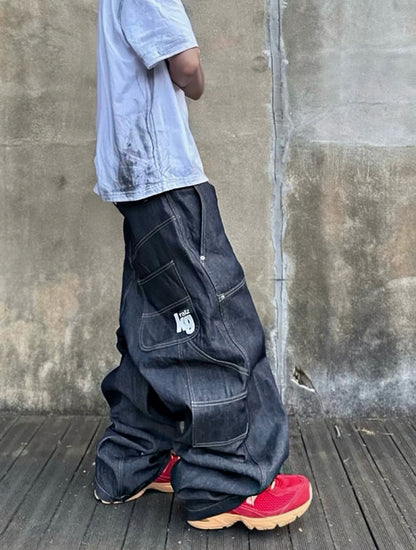 AuroraVibe - Vintage washed Jeans-AV0025