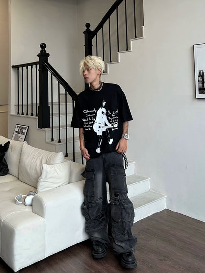 AuroraVibe - Heavy-Duty Shell Jeans-AV0029