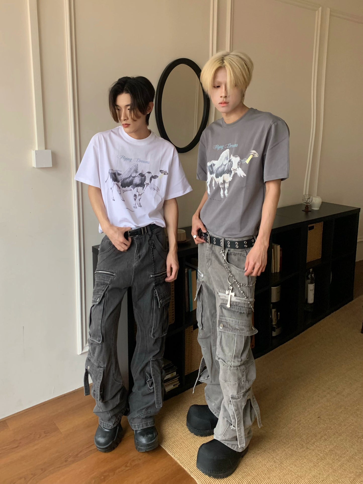 AuroraVibe - Heavy-Duty Shell Jeans-AV0028