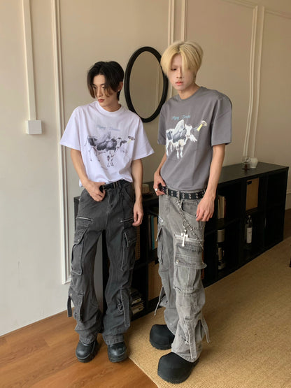 AuroraVibe - Heavy-Duty Shell Jeans-AV0028