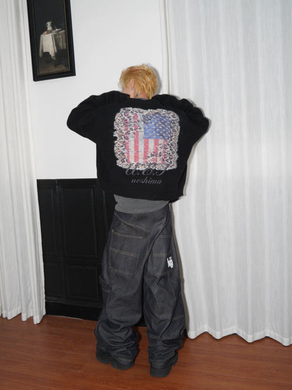 AuroraVibe - Vintage washed Jeans-AV0025