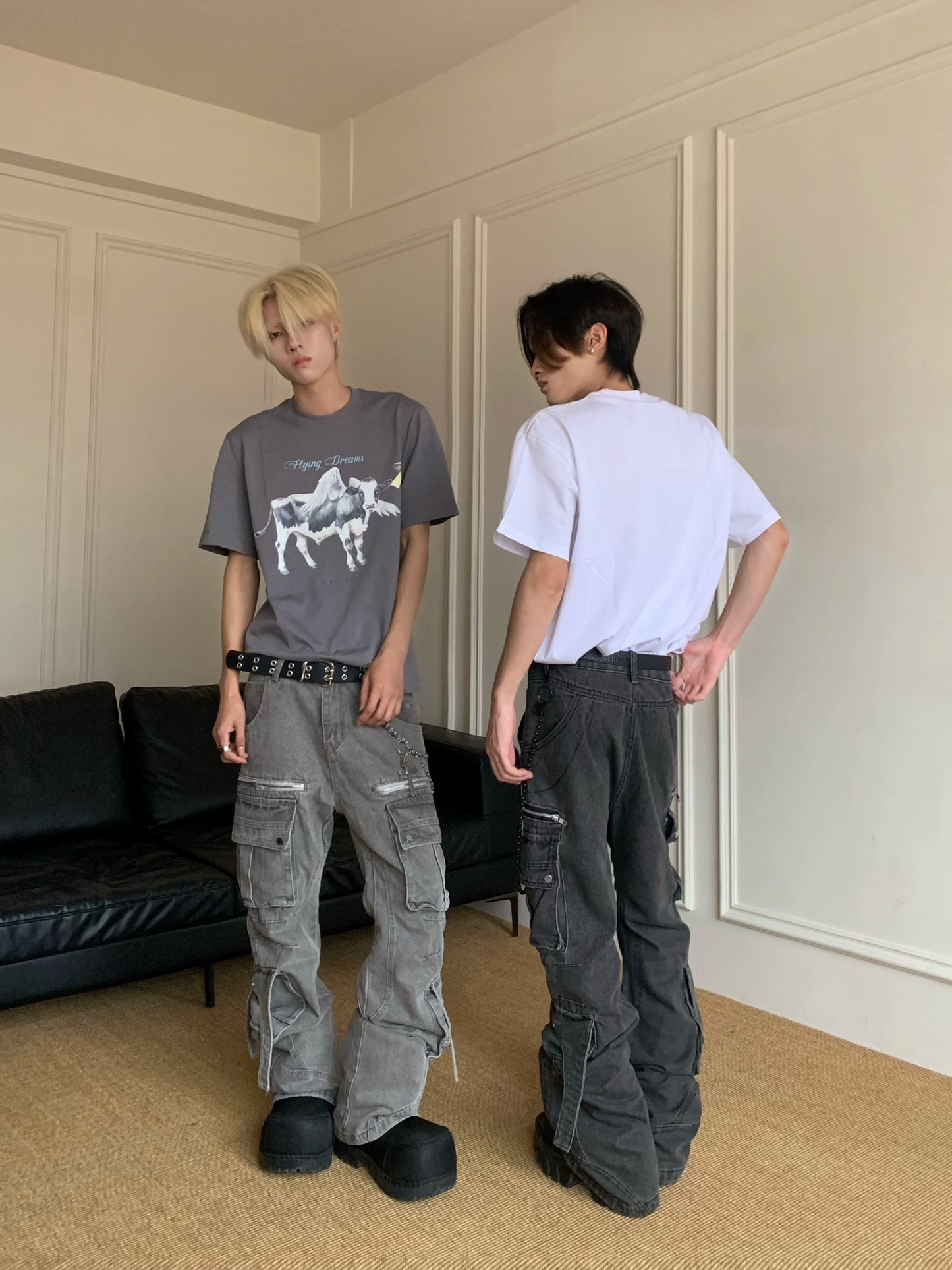 AuroraVibe - Heavy-Duty Shell Jeans-AV0028