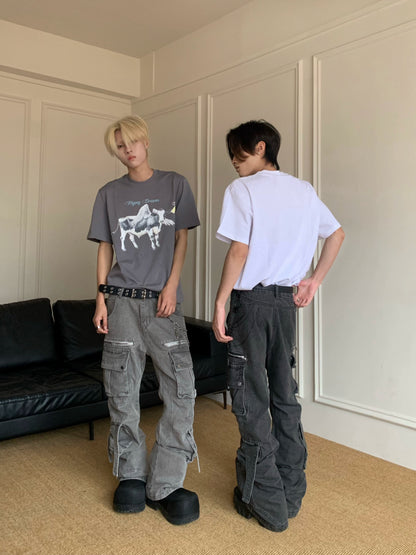 AuroraVibe - Heavy-Duty Shell Jeans-AV0028