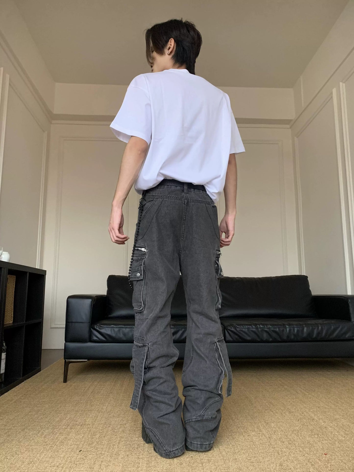 AuroraVibe - Heavy-Duty Shell Jeans-AV0028