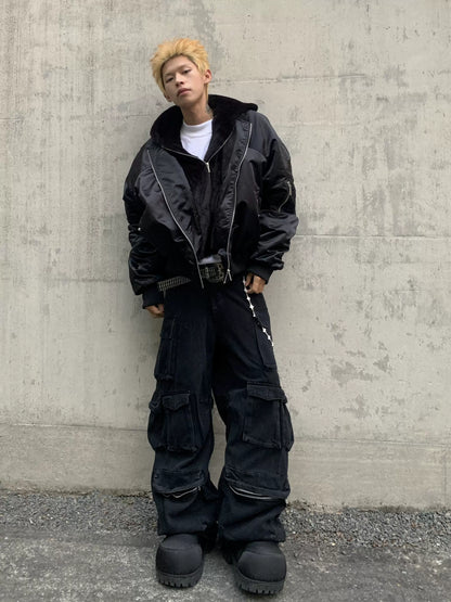 AuroraVibe - Heavy-Duty Shell Jeans-AV0029