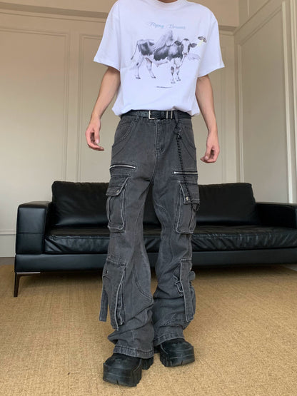 AuroraVibe - Heavy-Duty Shell Jeans-AV0028