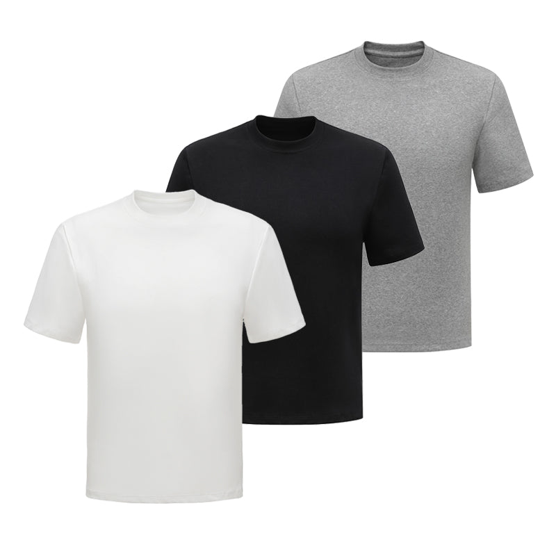 AuroraVibe - T Shirts - Black/White/Grey